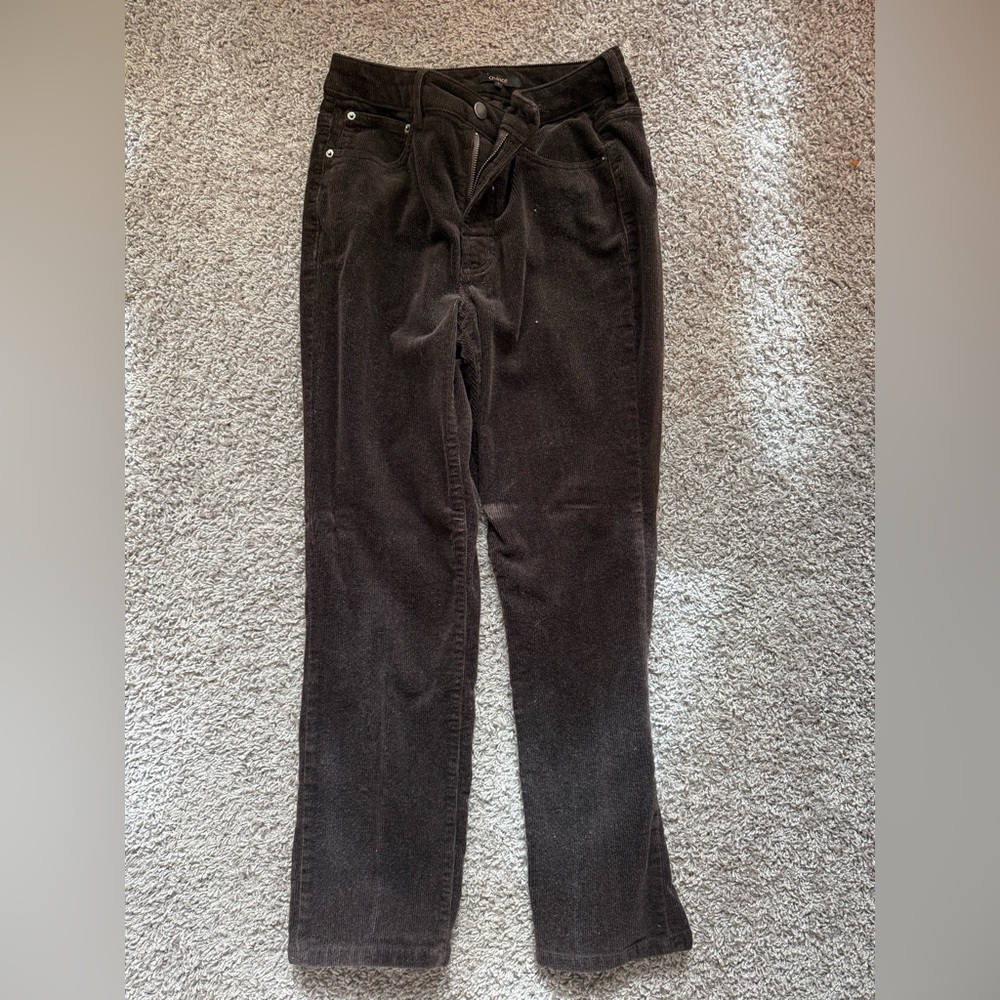 Quince Organic Stretch Corduroy Straight Leg Pants